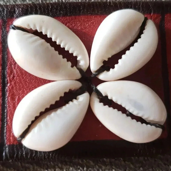 Vintage Handcrafted Leather Shell Boho Gypsy Festival Adjustable Hip Belt - Picture 9 of 9